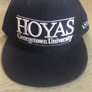 Georgetown Hoyas New Era SnapBack Navy Blue White